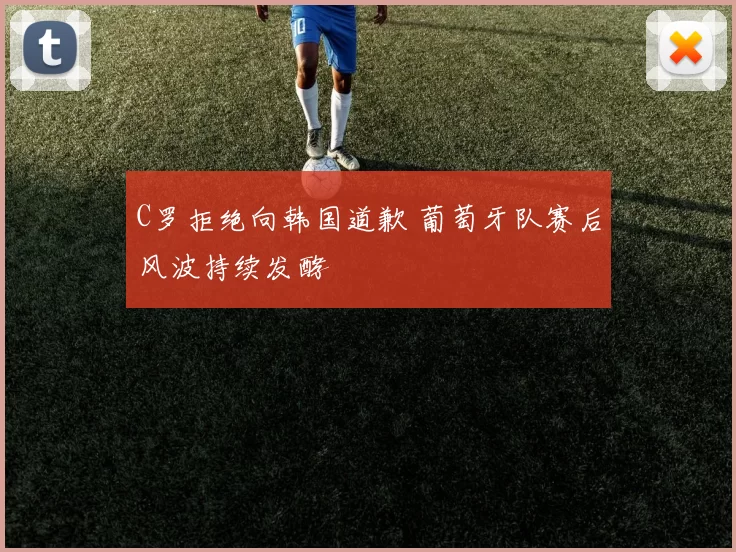 C罗拒绝向韩国道歉 葡萄牙队赛后风波持续发酵